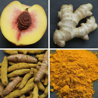 Trio of Ginger, Peach, and Turmeric