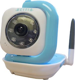 hestia baby video monitor in blue