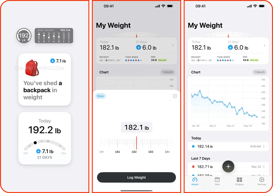 تطبيق MyWeight²