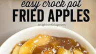  Easy Crock Pot Fried Apples