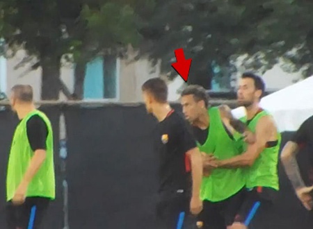 Neymar fights teammate during training in Miami 