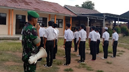 Cegah Aksi Kenakalan Remaja, Babinsa Kasemen Beri Edukasi Pelajar