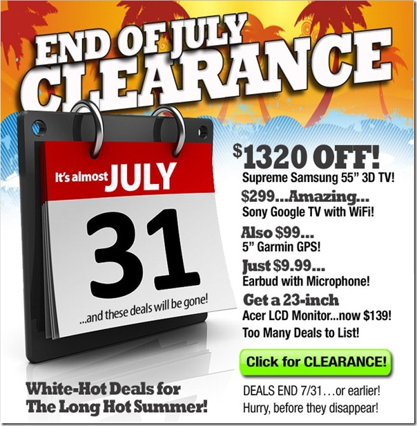 endofjuly clearance tigerdirect