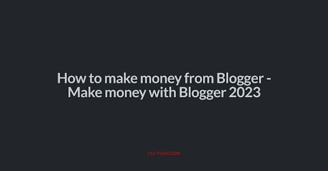 How to make money from Blogger