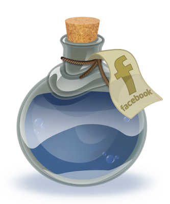 Facebook Bottle Icon Created by Alice Graphix