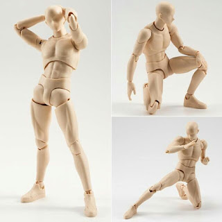 mannequin bandai masculin articulé pour dessin