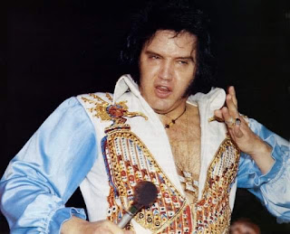 Elvis gallery images on stage 70s 