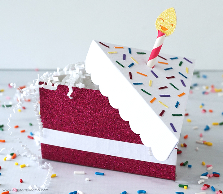 DIY Birthday Cake Box