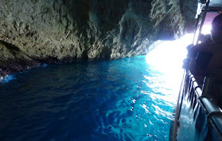 Las Cuevas Azules o Galazia Spilaia de la Isla de Zante.