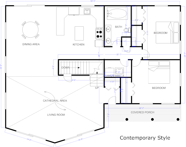 Bird House Blue Prints