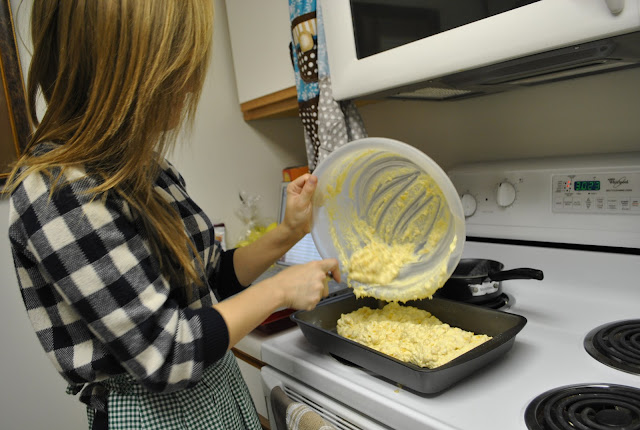 Flashback Summer:  Company's Comin- cornbread Casserole recipe