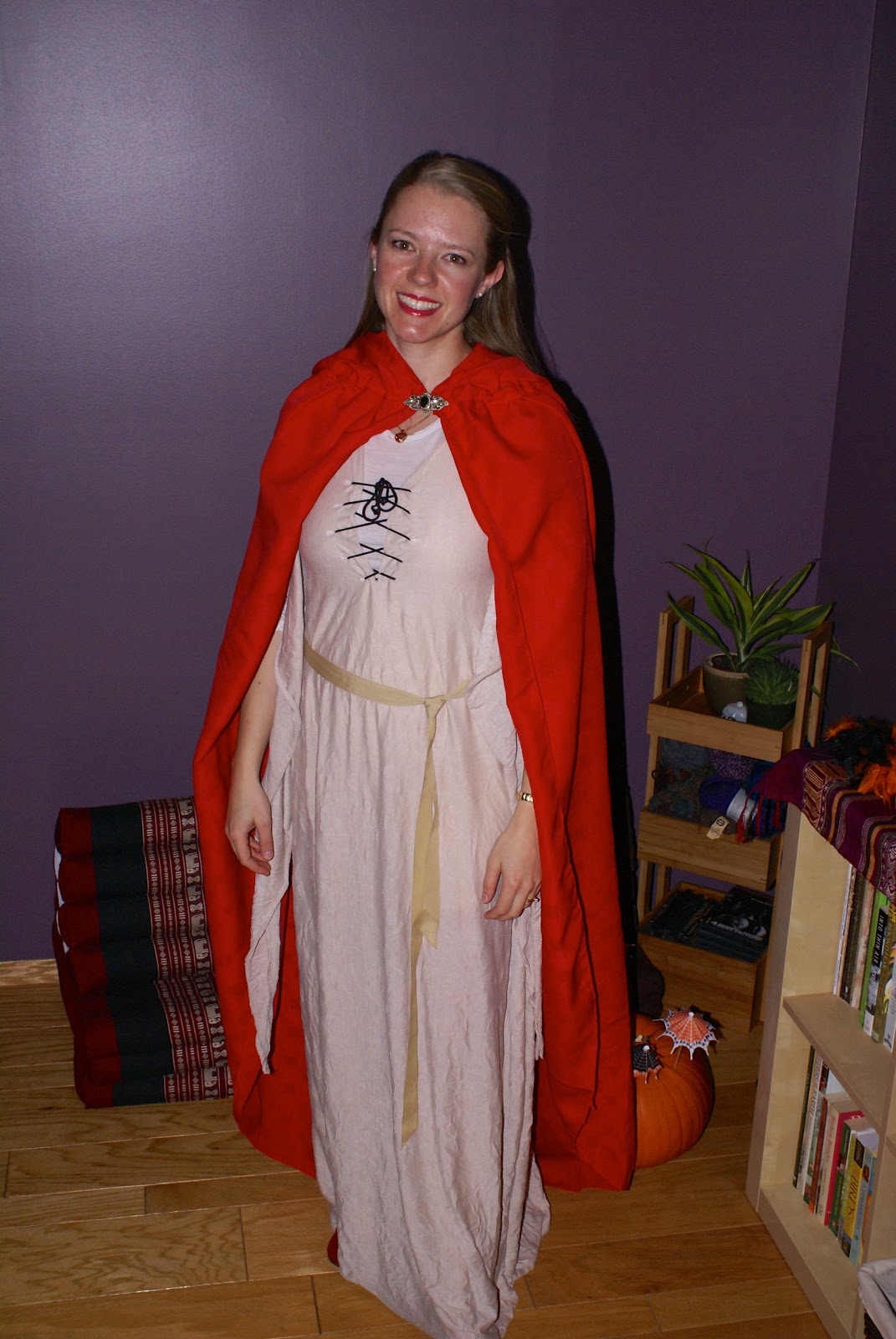 The Cozy Condo: Red Riding Hood Halloween Costume with Real Wolf