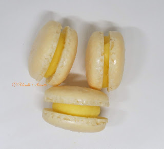 Macaron ganache citron