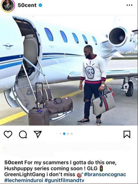 50 Cent and Hushpuppi