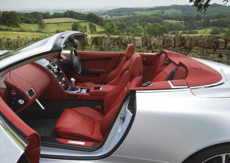 The Aston Martin DBS Volante makes its debut at the 2009 