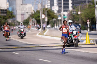 Queniana Brigid Kosgei venceu a São Silvestre no ano de 20199