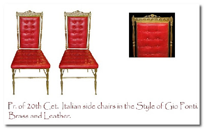 coco vintage italian chairs