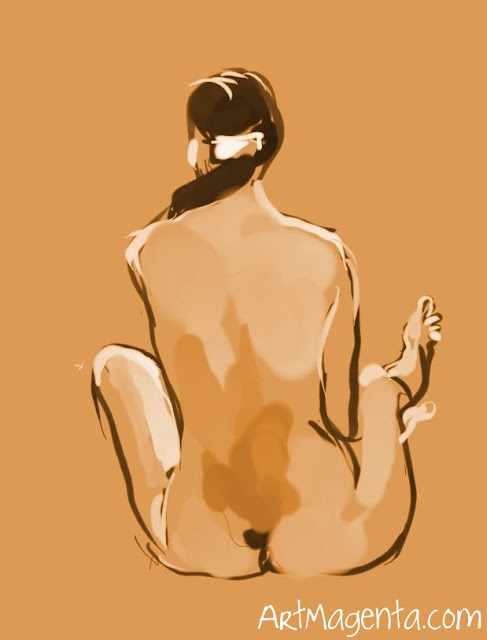 Life drawing from ArtMagenta.