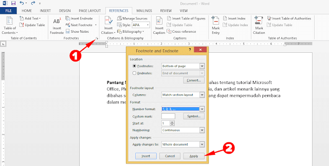 Cara Membuat Footnote di Microsoft Word, Mudah dan Gak 