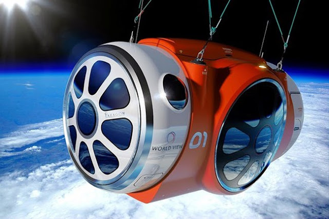 Space tourism will sent you 100,000 feet up to view the world!
