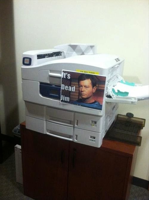 Printer broken...