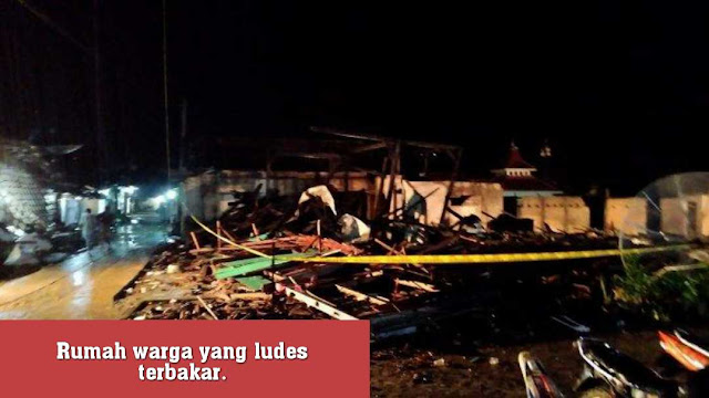 Sebanyak 22 Rumah Warga Dusun Taruman Ludes Terbakar