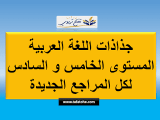 جذاذات اللغة العربية المستوى الخامس و السادس وفق المنهاج المنقح