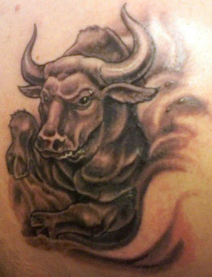 Bull Taurus Zodiac Tattoos