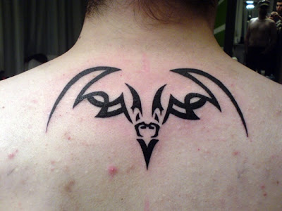 Bat Tribal Tattoo