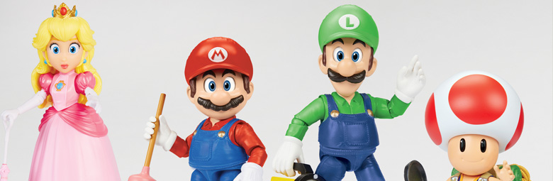 Jakks Super Mario Brothers Movie figures