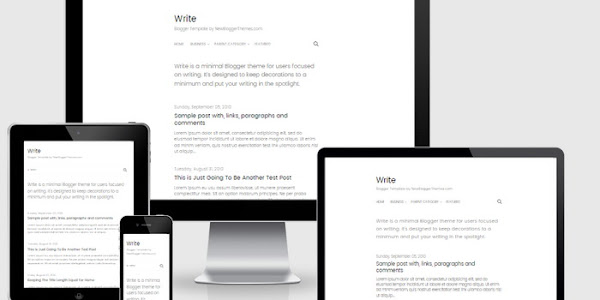 Write Blogger theme 