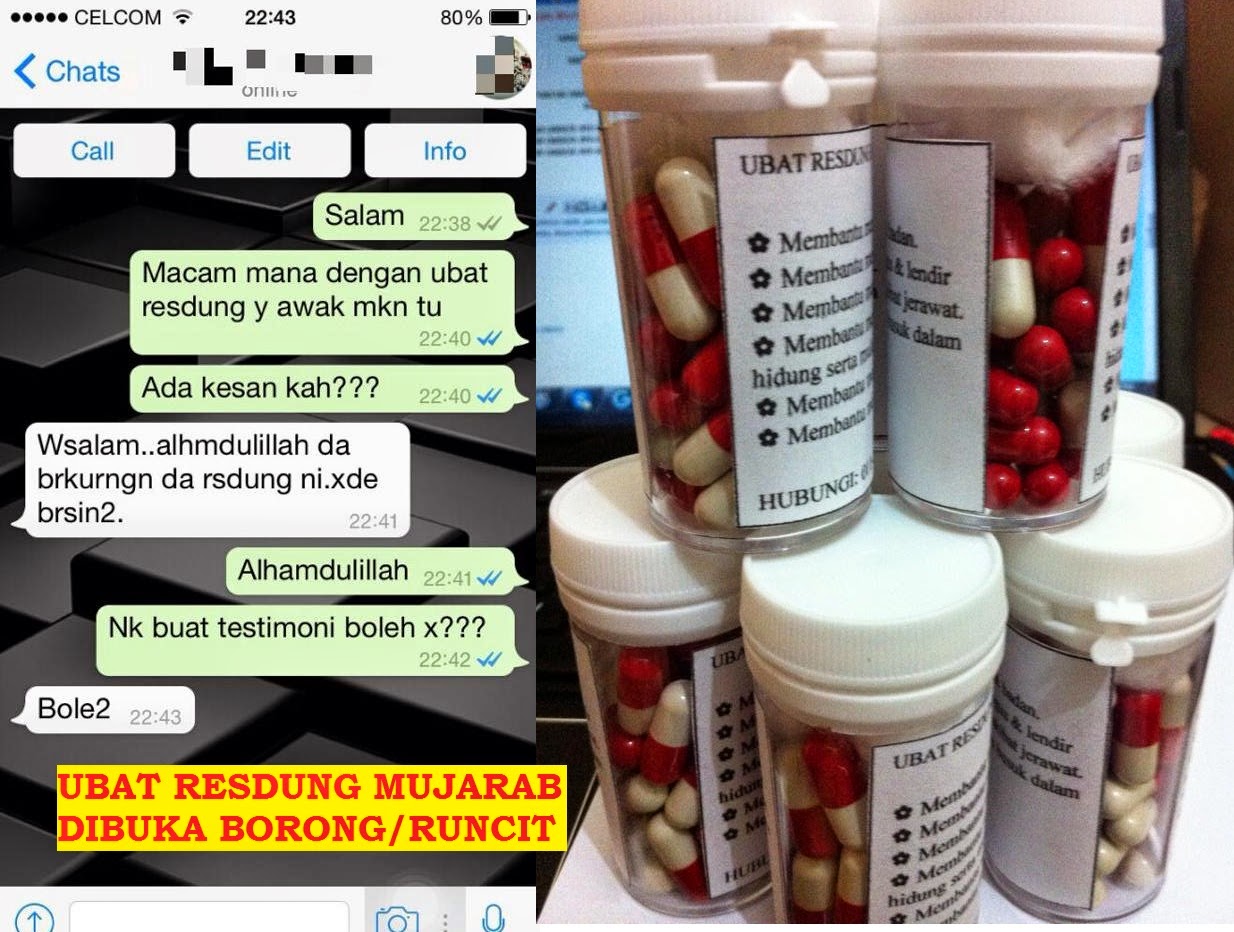 Beauty Design: UBAT RESDUNG MUJARAB & PALING BERKESAN 