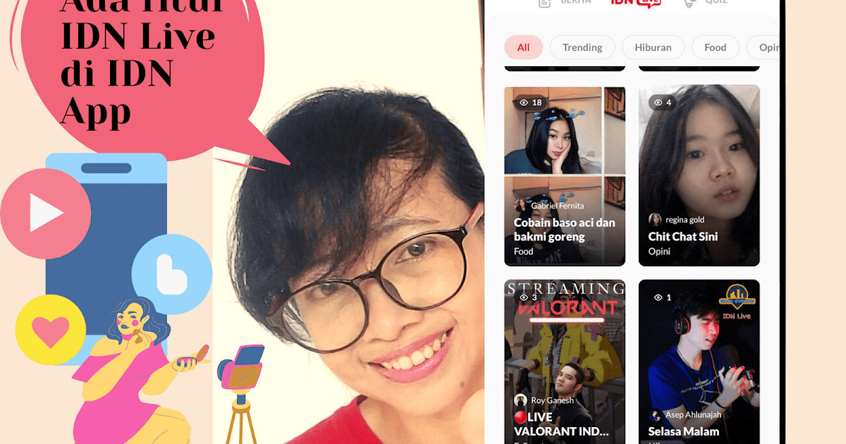 IDN Live, Wadah Literasi Digital Generasi Z dan Milenial - Kata Nieke