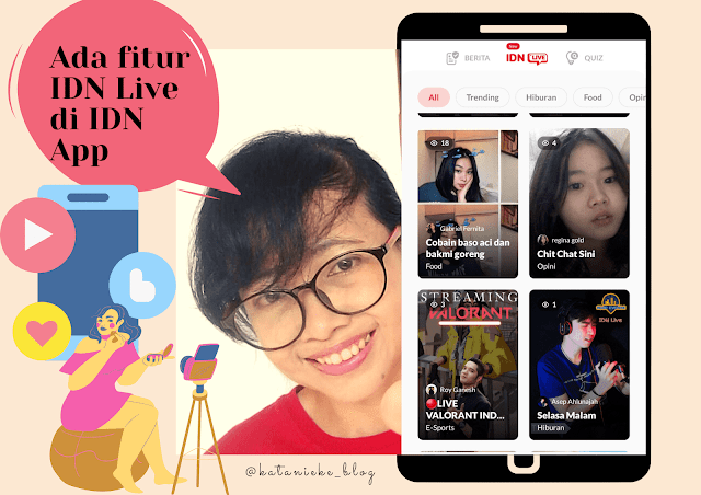 review fitur IDN Live di IDN App