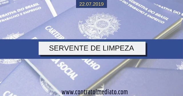 servente de limpeza