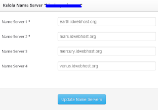 kelola nameserver IDwebhost