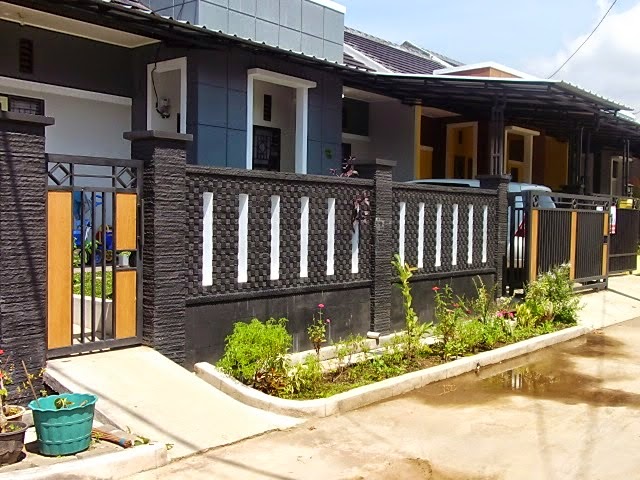  Gambar  Pagar Rumah Minimalis Yang Sedang Favorit 