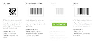 Alternatif jenis barcode