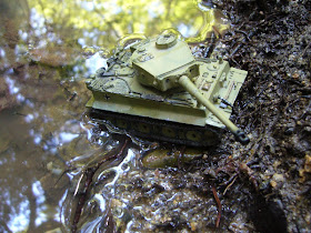 carro de combate en miniatura Tiger I