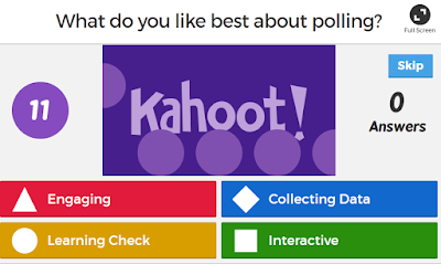 Kahoot screenshot of a question