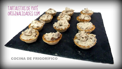 tartaletas de pate originalidades del blog cocina de frigorifico