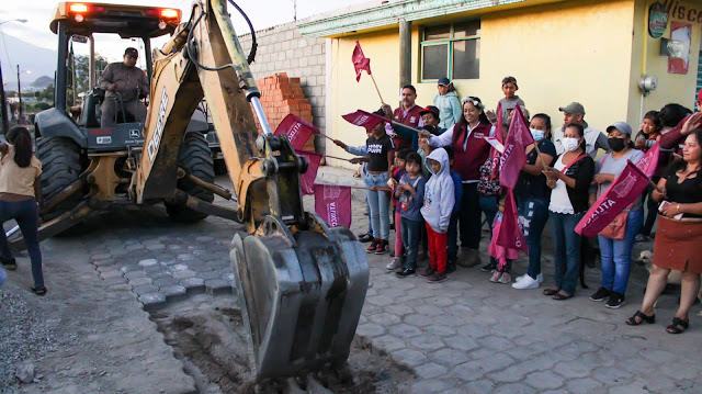 Ariadna Ayala continua llevando a todo el municipio #ObrasConSentidoSocial