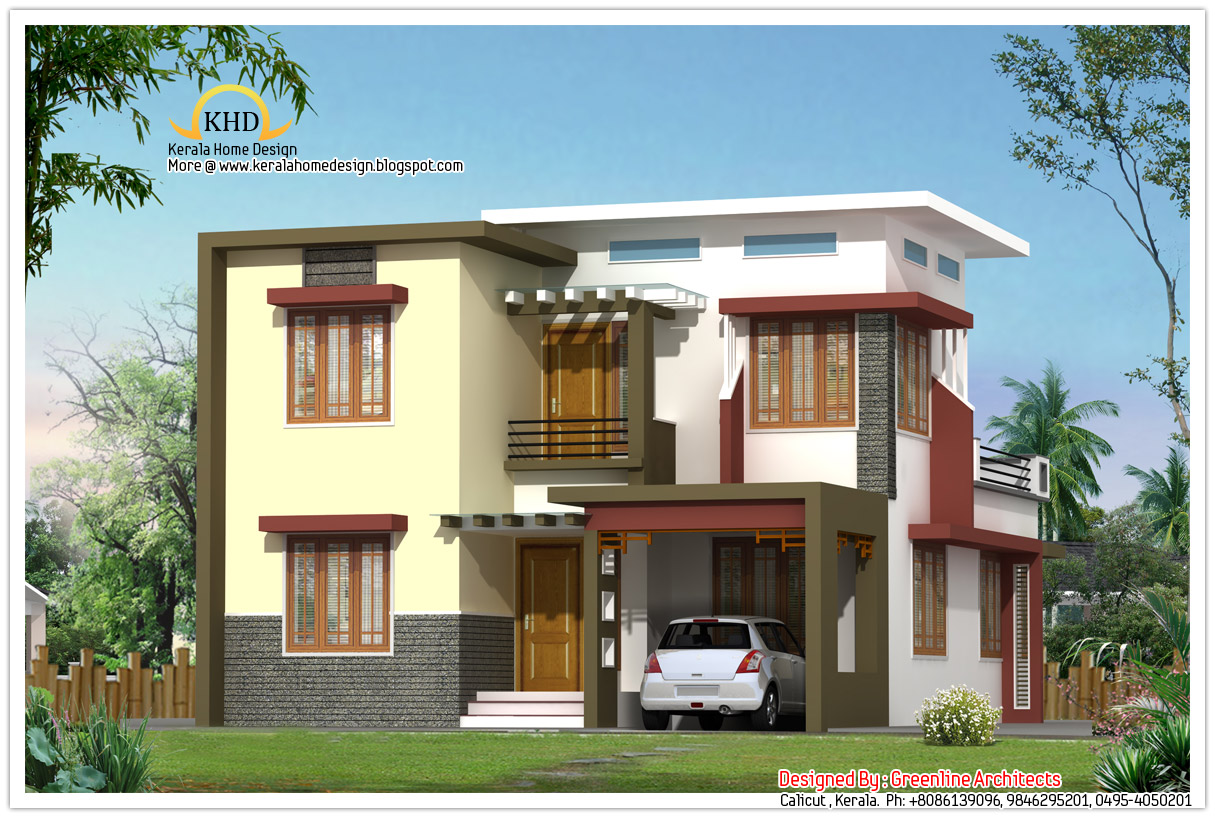 contemporary modern villa design 155 Square Meter (1665 Sq.Ft  title=