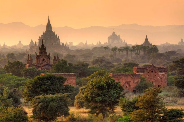 beautiful historic place Myanmar Bagan