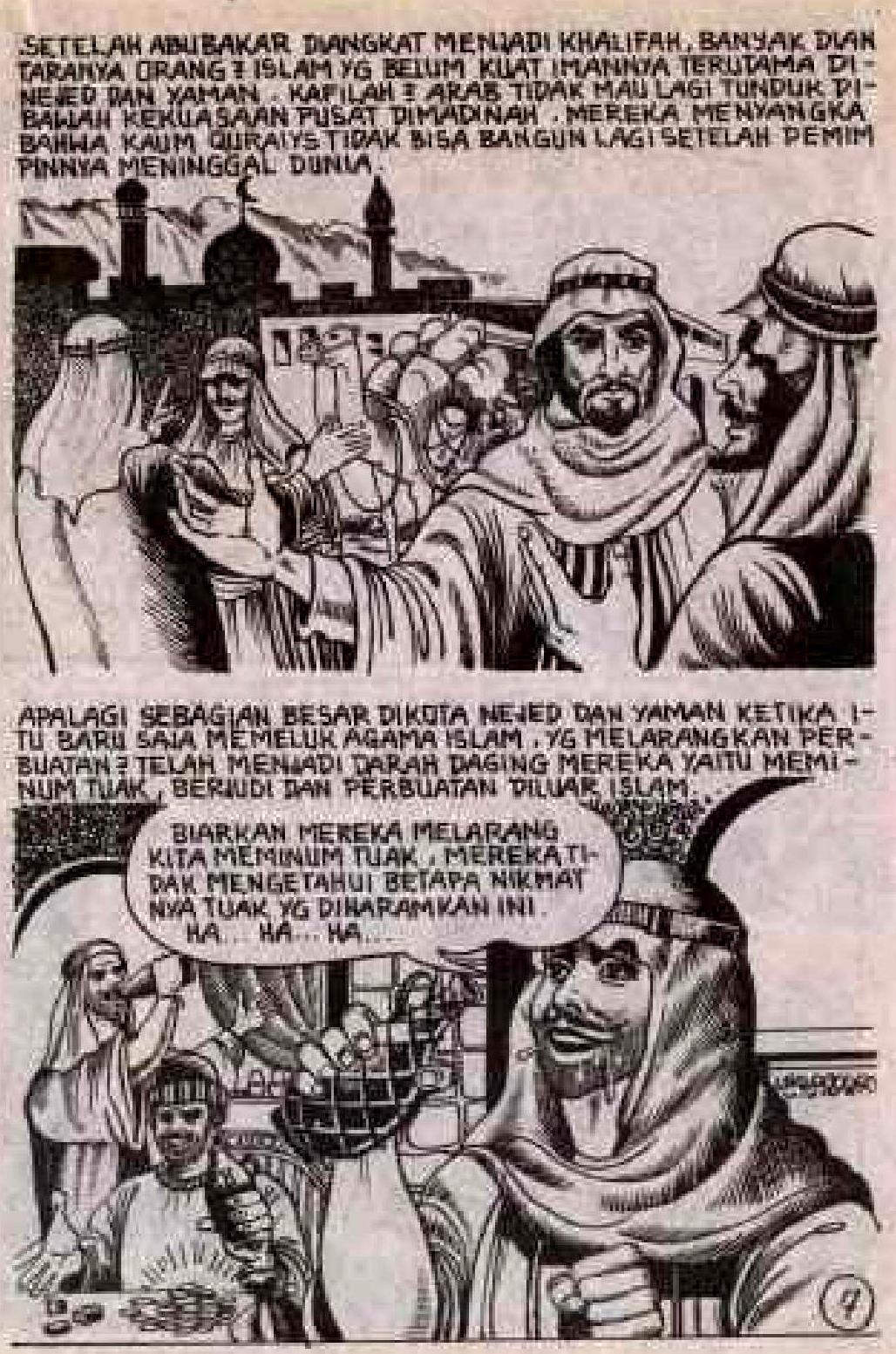 Komik Khalifah Abu Bakar As Shiddiq - Komik Koplak