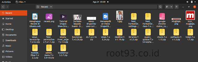 recent ubuntu - root93