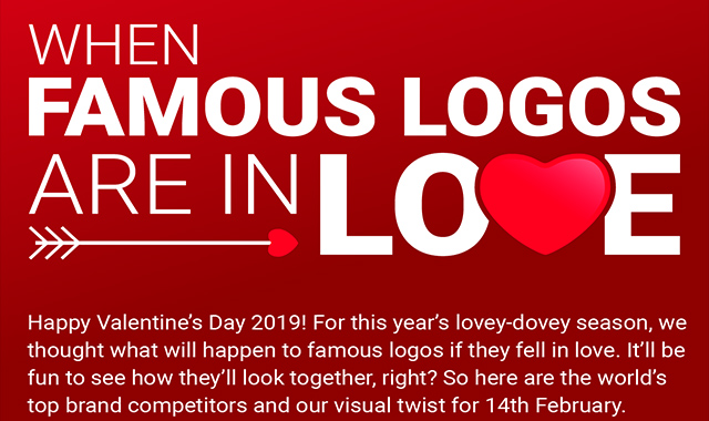 Brand Rivals in Love: How Famous Logos Will Look This Valentine’s Day