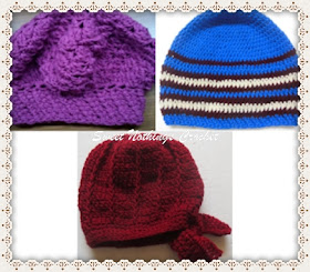 free crochet cap pattern, free crochet beret pattern, free crochet hat pattern