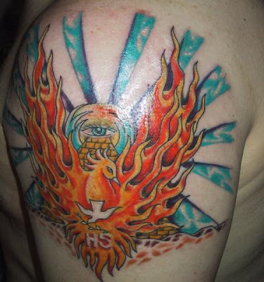 Phoenix Bird Tattoo 12