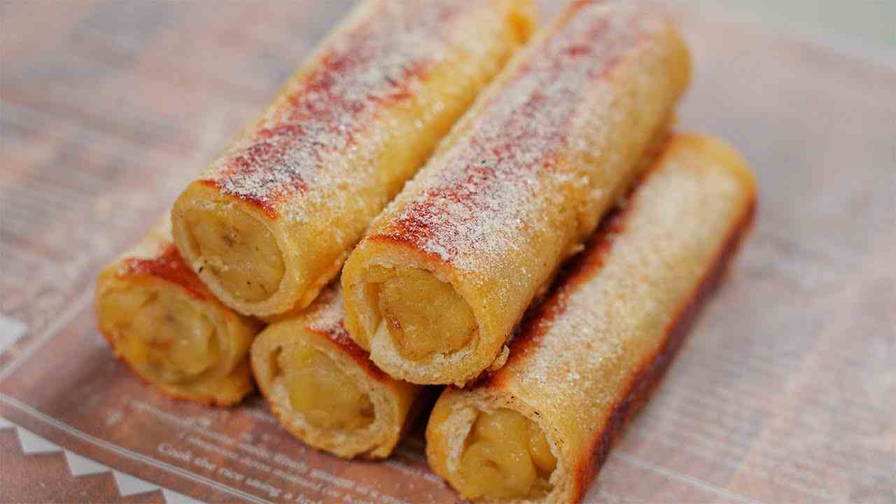 French toast gulung isi pisang nikmat dan mudah